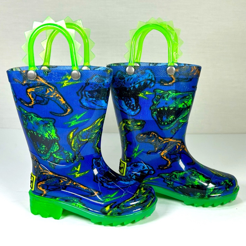 Western Chief T Rex Lighted Rain Boots Size 5 Toddler